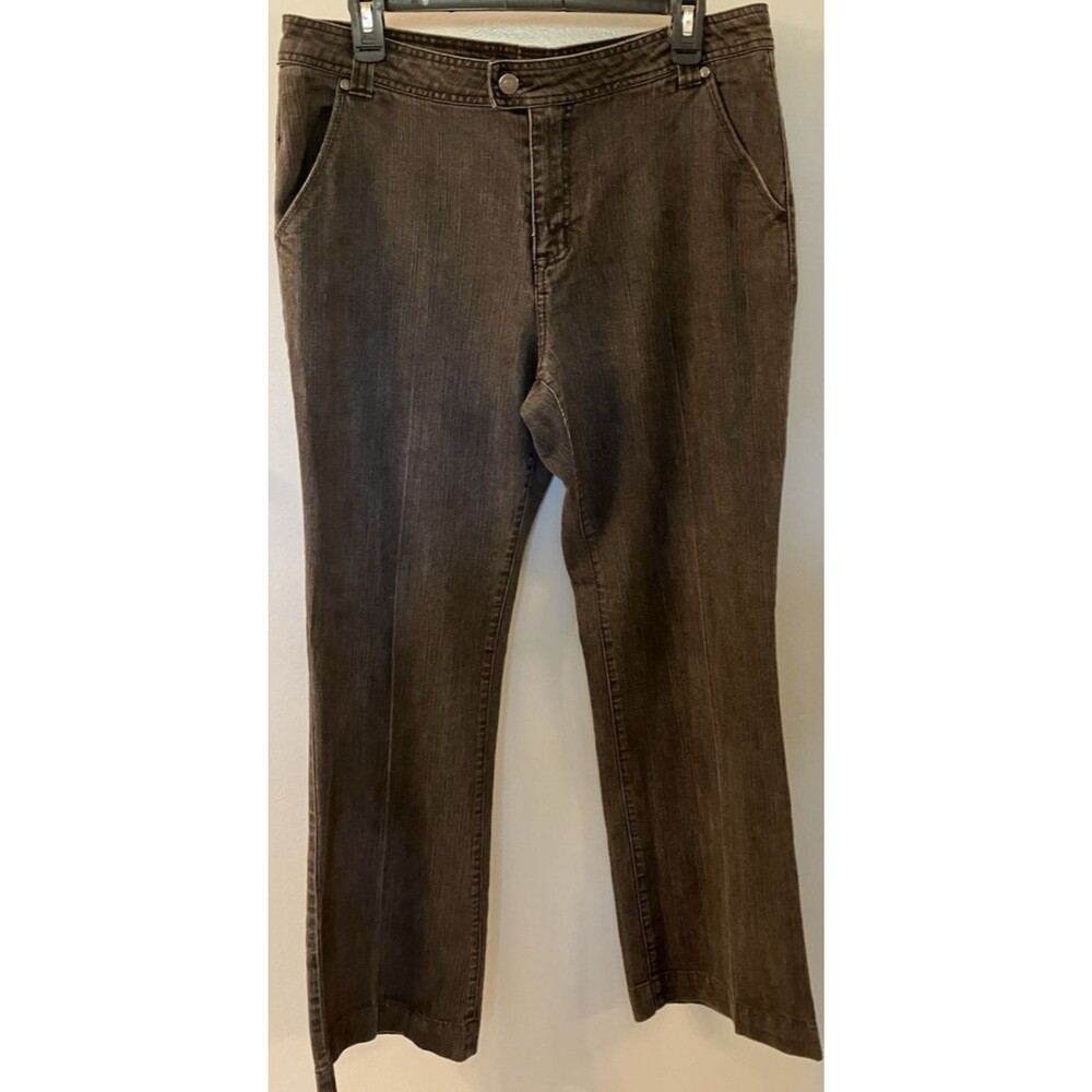 Bill Blass Women's Jeans Size 12 Black Bootcut Stretch